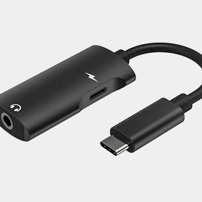 USB C 至 3.5 毫米耳机插孔适配